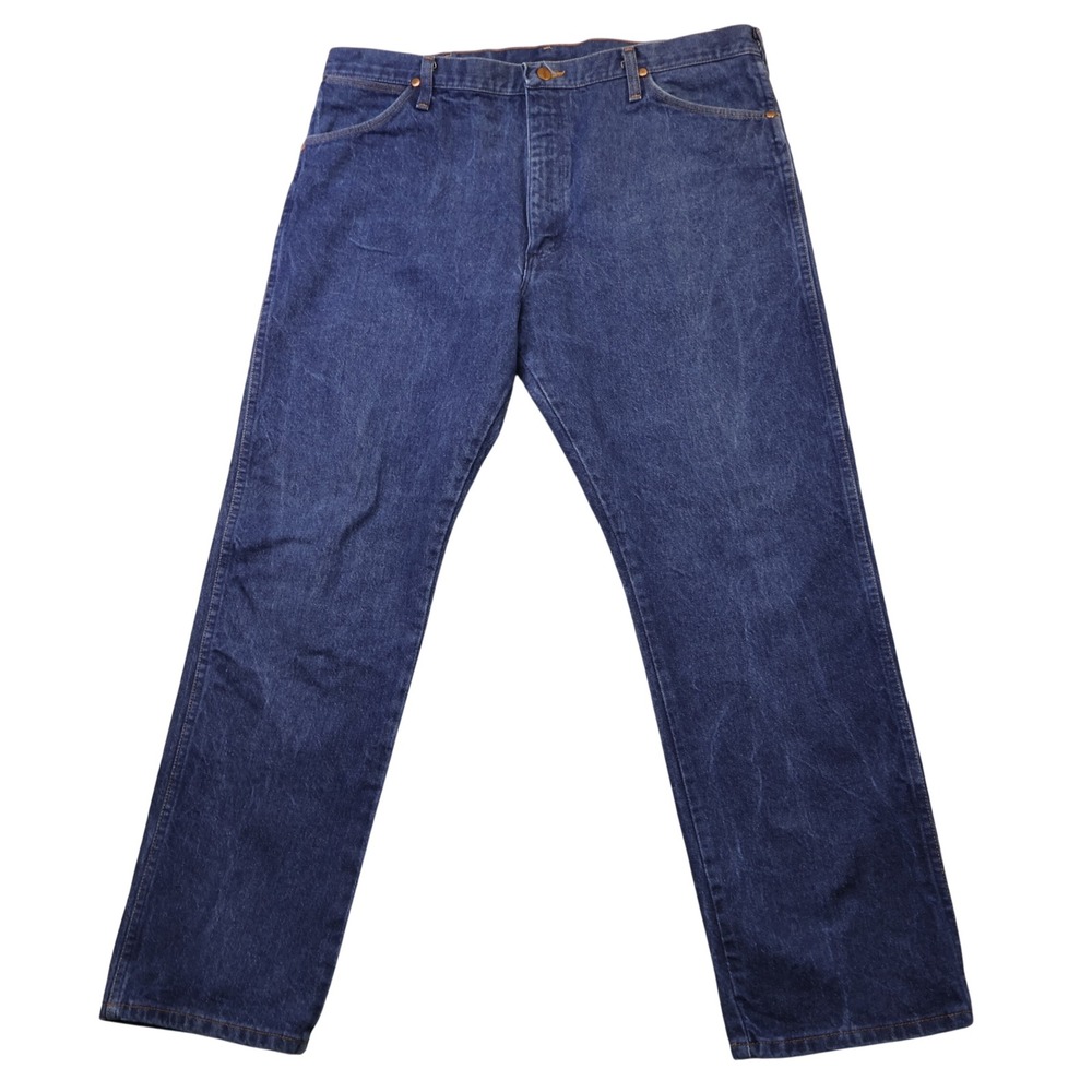 Wrangler Mens 40x30 Jeans Blue 13MWZ Cowboy Cut Straight Leg Denim Made in USA
